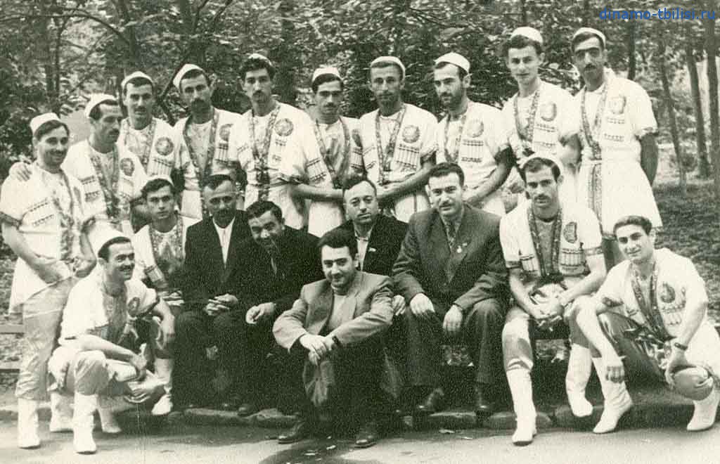 Сборная Грузии на Спартакиаде народов СССР 1956 года.
