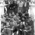 10 апреля 1939 года. Команда «Динамо» (Тбилиси) вместе с отдыхающими на предсезонном сборе в доме отдыха в Махинджаури.